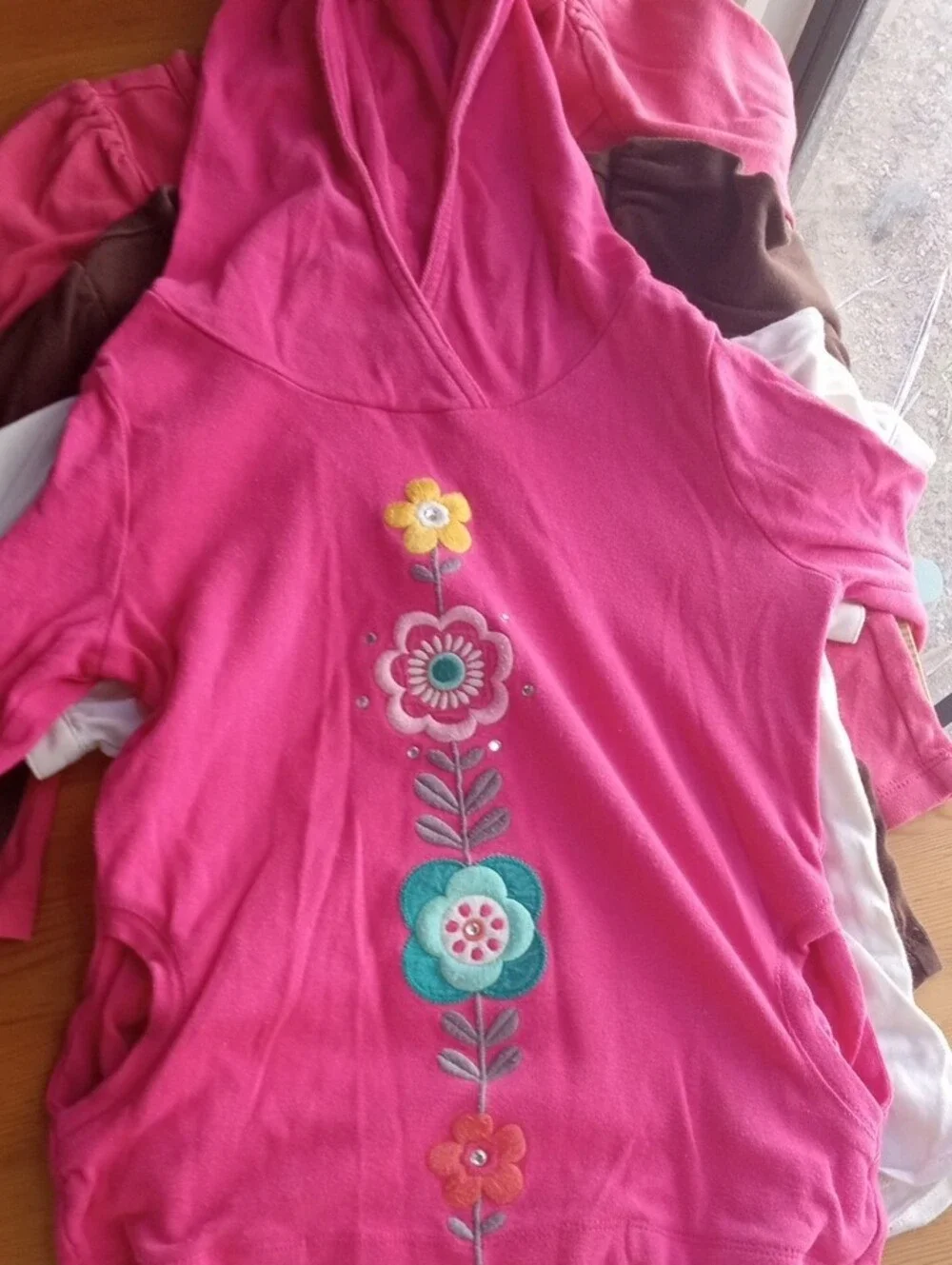 11 Gymboree Multicolor Girls Short-Sleeve Tee Lot - Pink, Brown, Blue, White